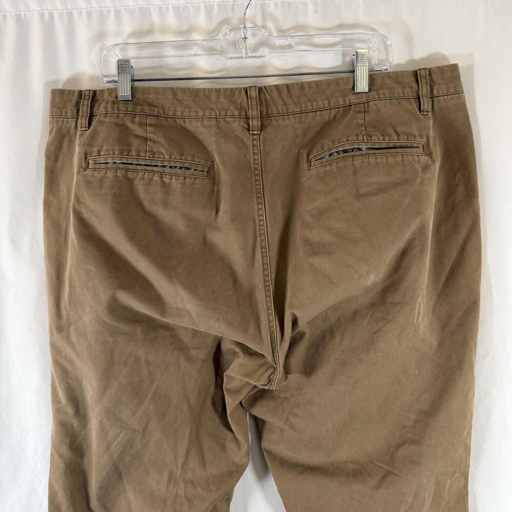 Bonobos Chino Pants Men's 40x32 Solid Brown Straight leg Cotton Blend - Picture 6 of 10